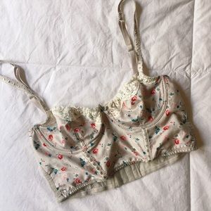 TOP SHOP BUSTIER BRA TOP! SIZE 34A